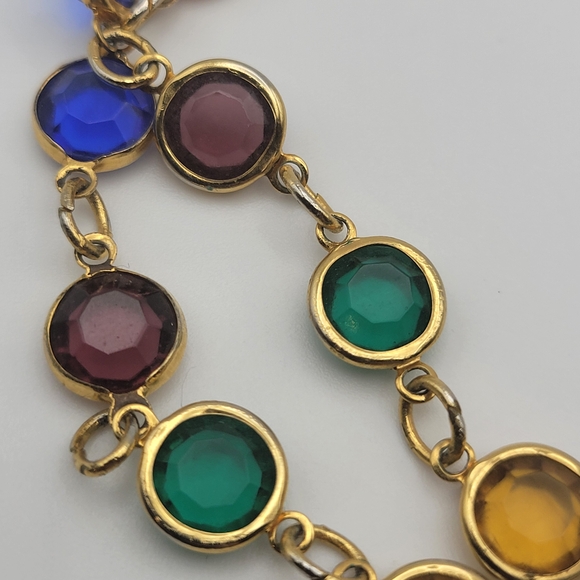 Crystals by Bellagio USA Multicolor Gemstone Necklace 34" - Picture 4 of 16